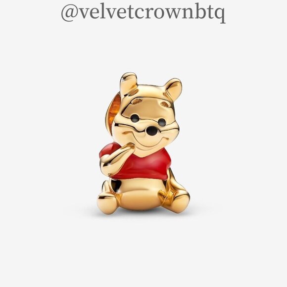 Pandora Disney Winnie the Pooh Bear Charm - Picture 1 of 2